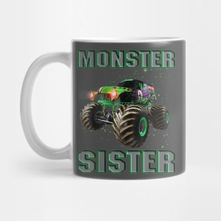 Monster Truck Sister Monster Truck Are My Jam Truck Lovers Mug